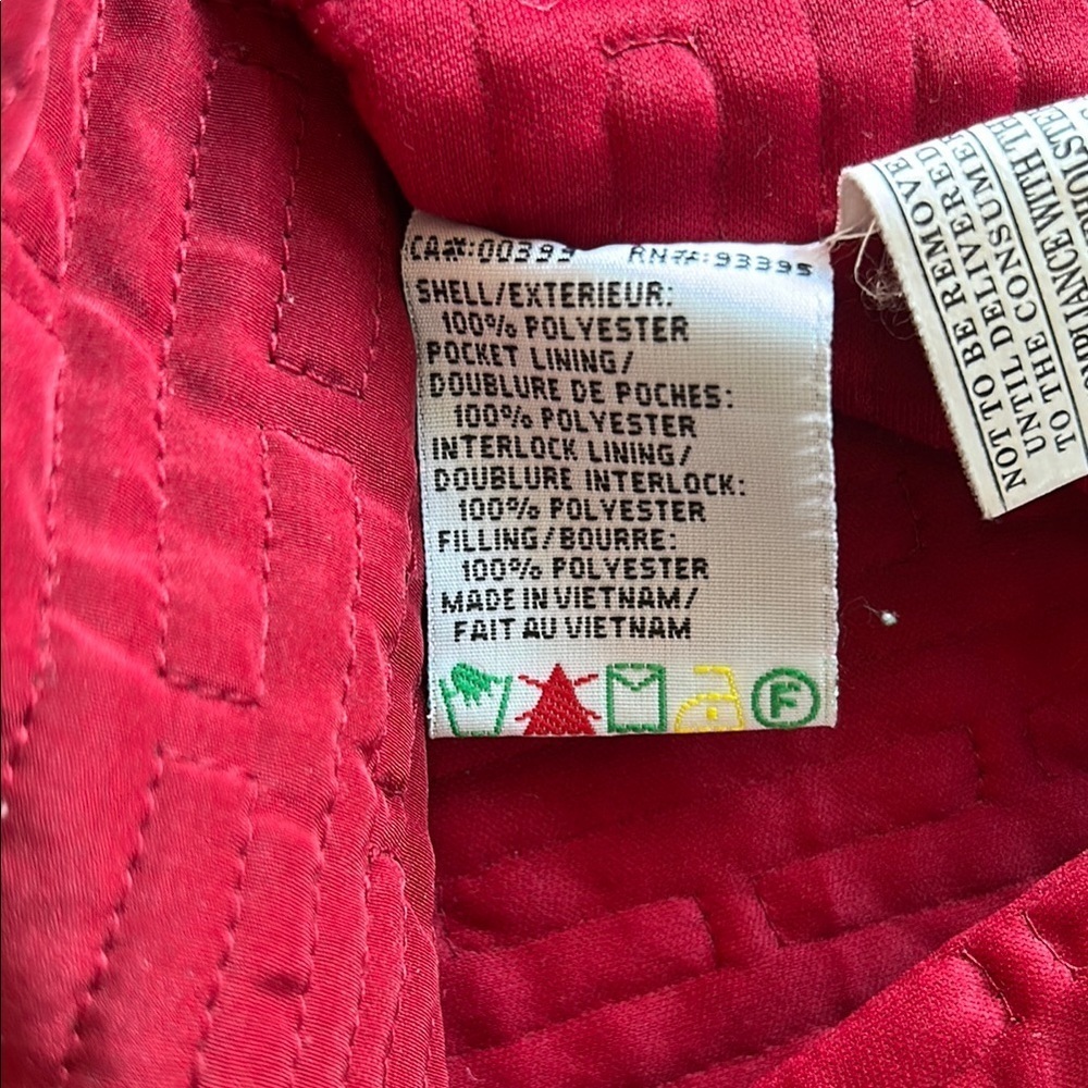 Red Quilted Jacket - Picture 6 of 7